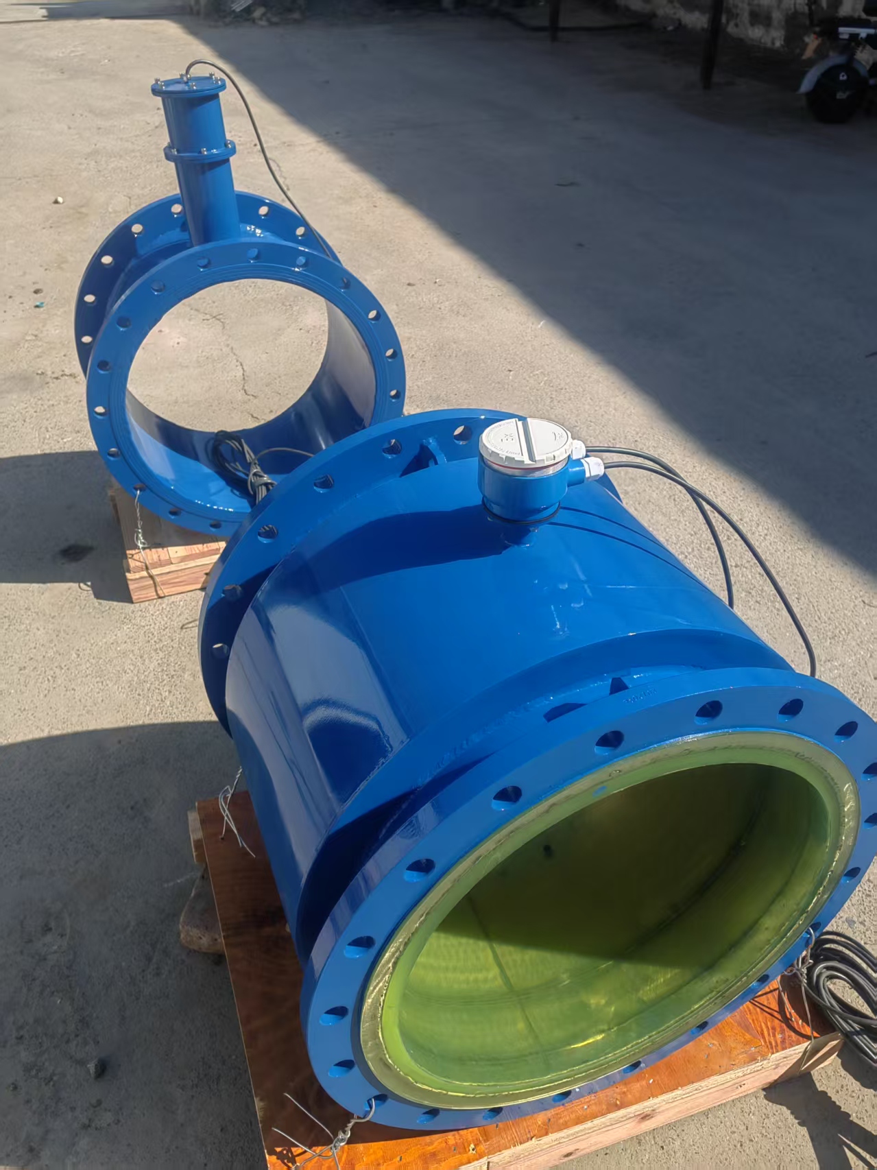 廣西南寧某現(xiàn)場DN500非滿管流量計(jì)測(cè)泥漿